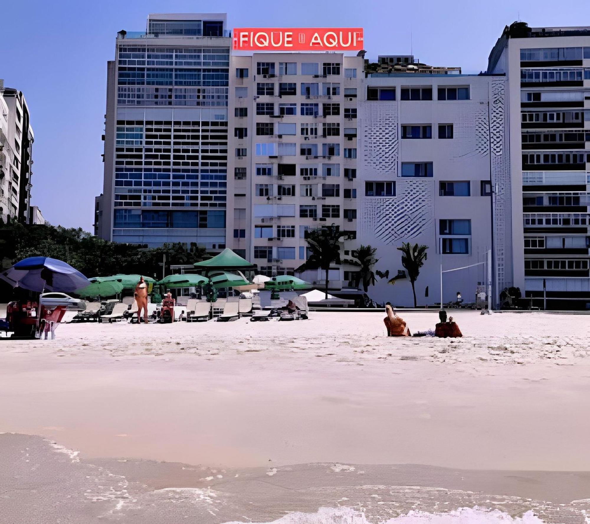 Studio Pe Na Areia Em Copacabana ริโอเดจาเนโร ภายนอก รูปภาพ