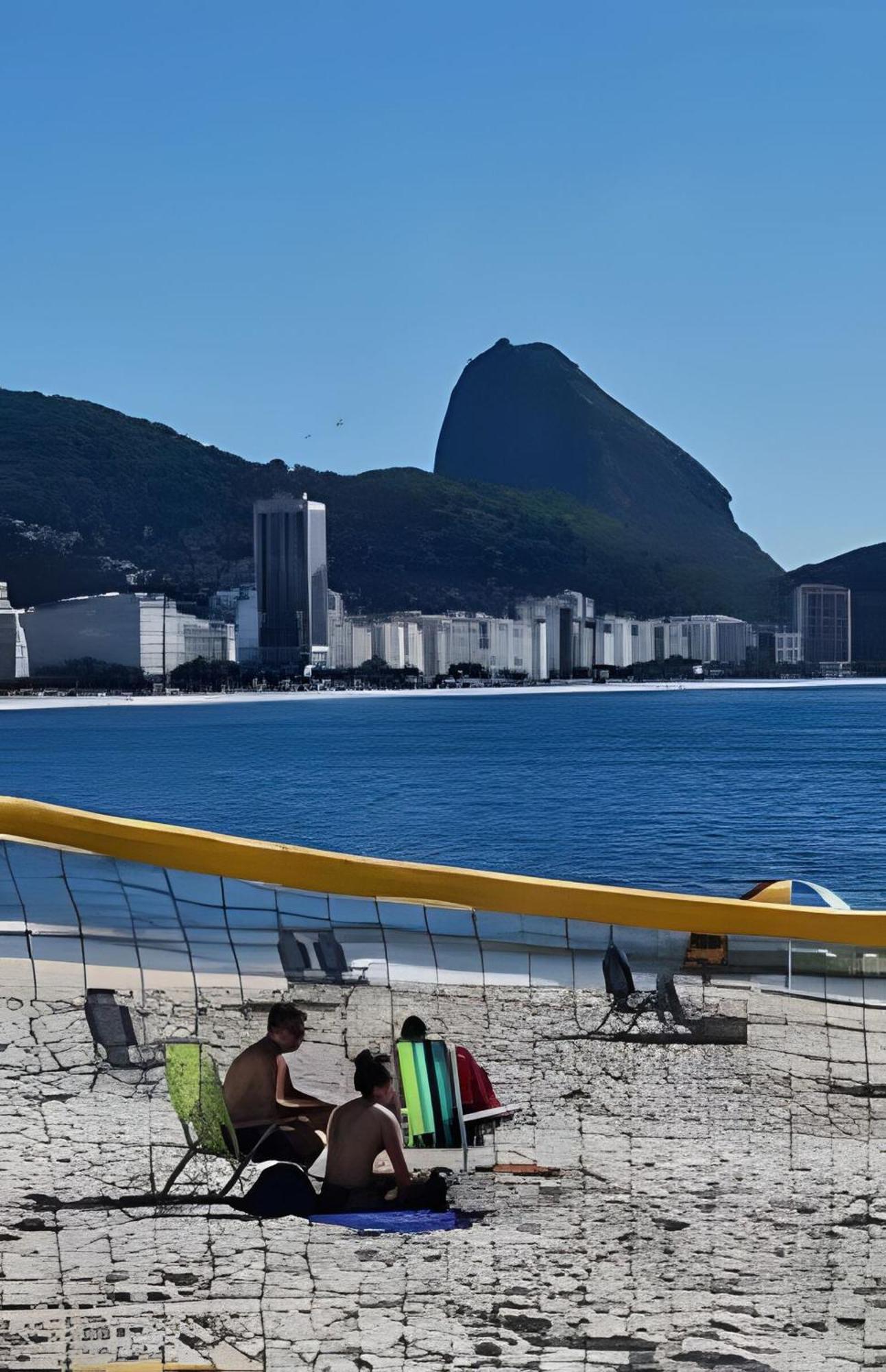 Studio Pe Na Areia Em Copacabana ริโอเดจาเนโร ภายนอก รูปภาพ